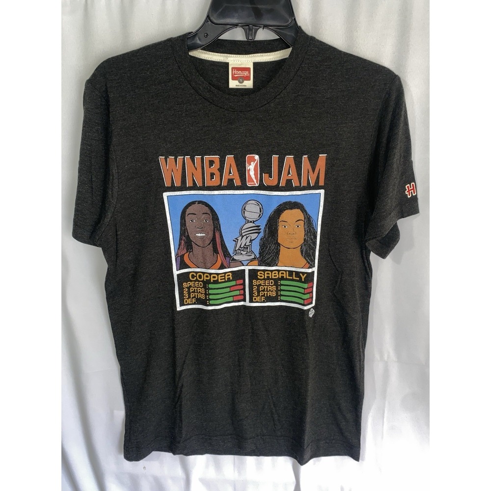 Homage Kahleah Copper Satou Sabally Phoenix Mercury WNBA Jam T‎ Shirt Small NWOT